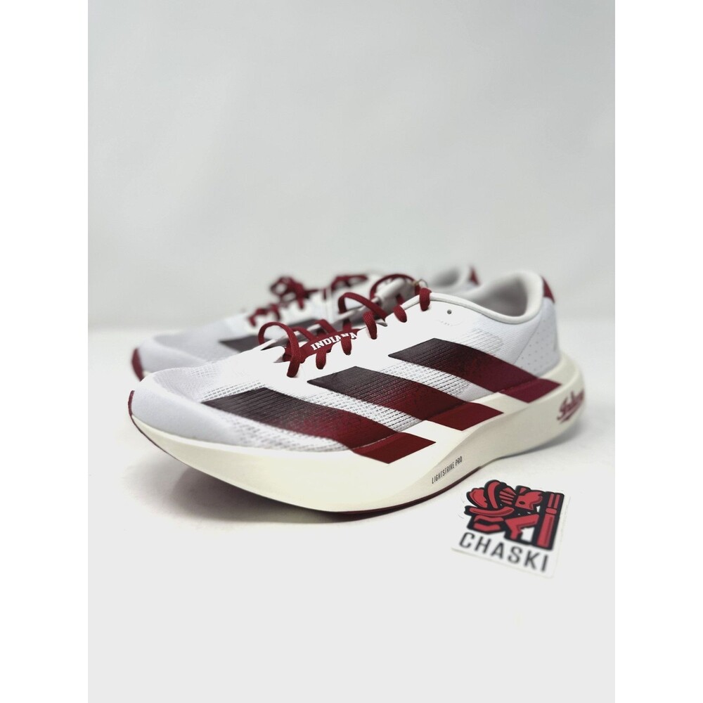 adidas NCAA x Adizero EVO SL Indiana Hoosiers IU sneakers JQ4576 Men 7.5/ W 8.5
